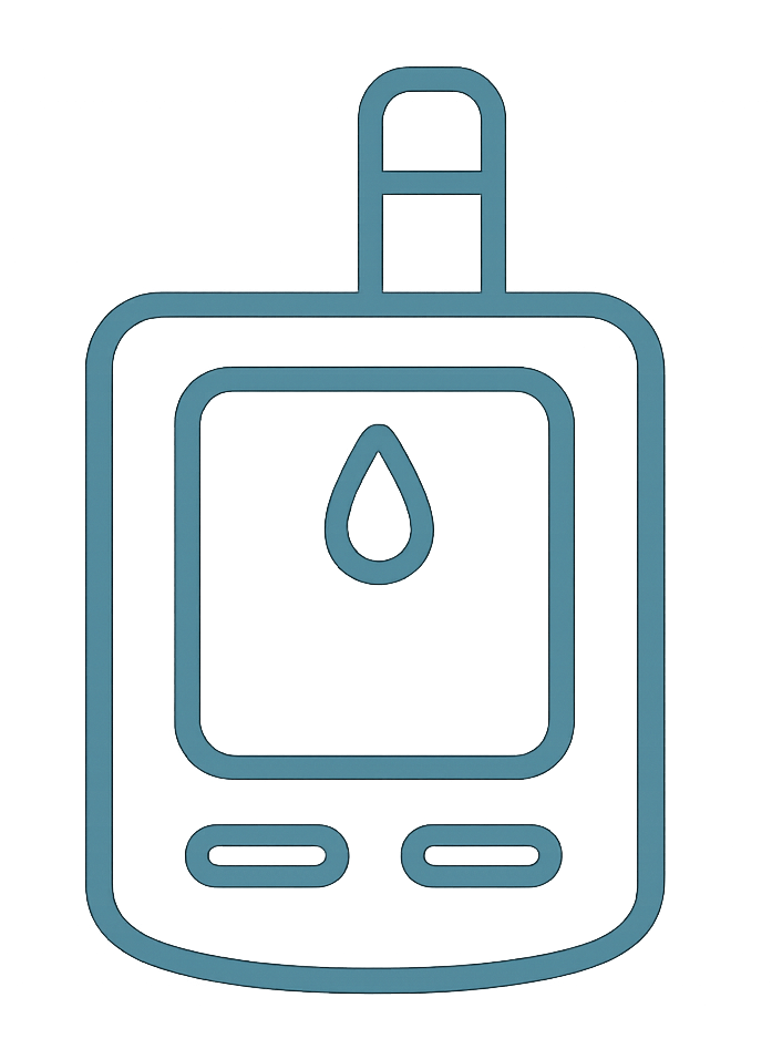 Icona Diabetologia - Misuratore Glicemico